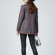 Damenjacke EAST VILLAGE COUTURE – Oversized Plaid