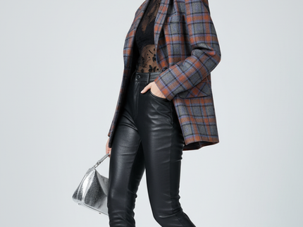 Damenjacke EAST VILLAGE COUTURE – Oversized Plaid