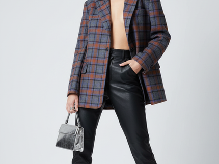 Damenjacke EAST VILLAGE COUTURE – Oversized Plaid