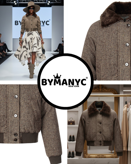 BYMANYC ® New York | Manhattan Bomber Jacket | Brown