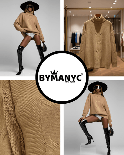 Women's Knit Sweater CENTRAL PARK NYFW New Colecction BYMANYC ® New York - ModeEcho