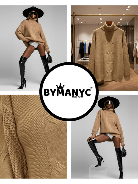 Women's Knit Sweater CENTRAL PARK NYFW New Colecction BYMANYC ® New York - ModeEcho