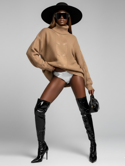 Women's Knit Sweater CENTRAL PARK NYFW New Colecction BYMANYC ® New York-1