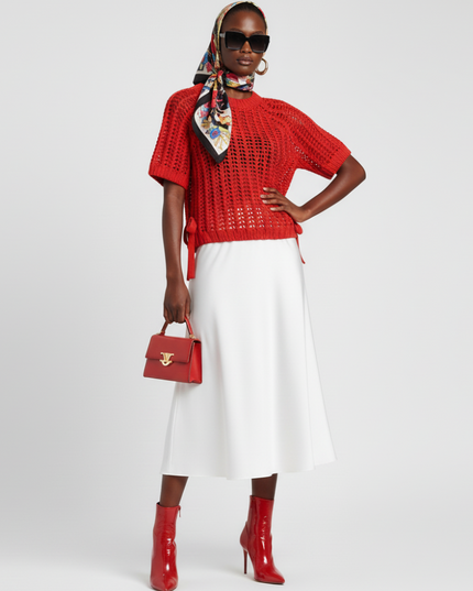 BYMANYC® New York | Knit Sweater LITTLE ITALY Eco Couture | Red