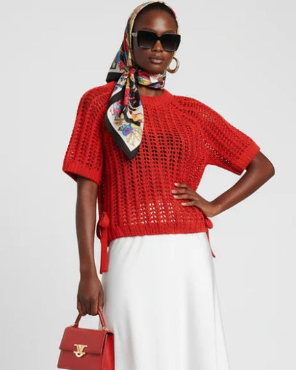 BYMANYC® New York | Knit Sweater LITTLE ITALY Eco Couture | Red