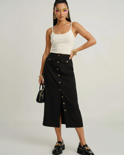 💟 SOHO COUTURE Midi Rock