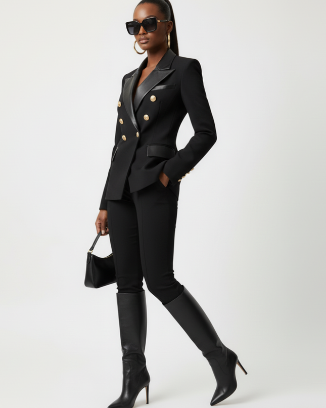 Women's Military Blazer MIDTOWN ECO COUTURE BYMANYC ® New York-1