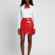 Women's Patent Vegan Leather Mini Skirt BRONX COUTURE BYMANYC ® New York-1