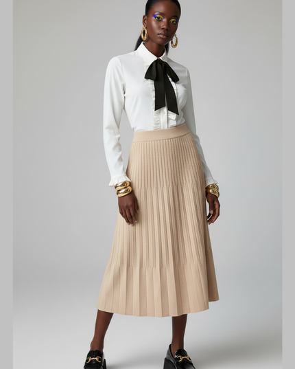 Women's Pleated Skirt CHELSEA COUTURE BYMANYC ® New York-0