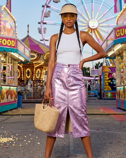 💟 NOLITA Tiered Romance Rock | Pink | Collection Los Angeles