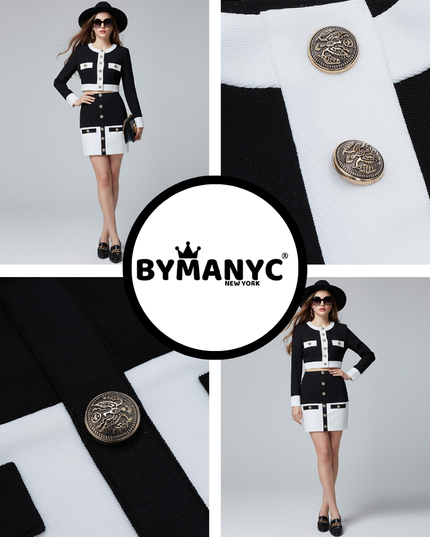Women's Skirt and Jacket Set TRIBECA NYFW New Colecction BYMANYC ® New York-1