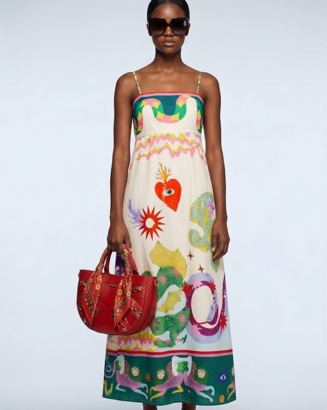 Women's Summer Maxi Dress EAST VILLAGE | BYMANYC ® New York-0