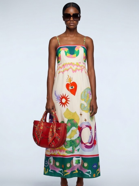 Women's Summer Maxi Dress EAST VILLAGE | BYMANYC ® New York-0