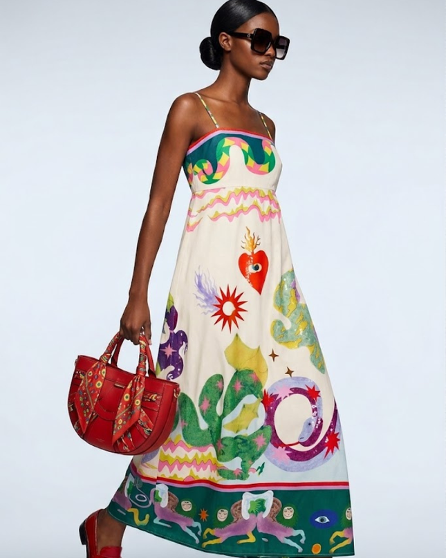 Women's Summer Maxi Dress EAST VILLAGE | BYMANYC ® New York-1