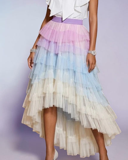 Damen Tricolor Tüllrock Montmartre – Neue Kollektion Paris Le Marais