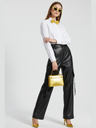 Damenhose Wall Street Couture | Vegan Leather | Schwarz