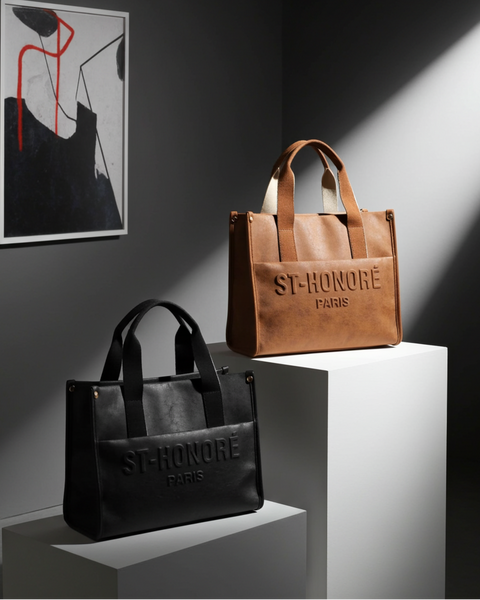 Geprägte strukturierte Tasche ST-HONORÉ Paris