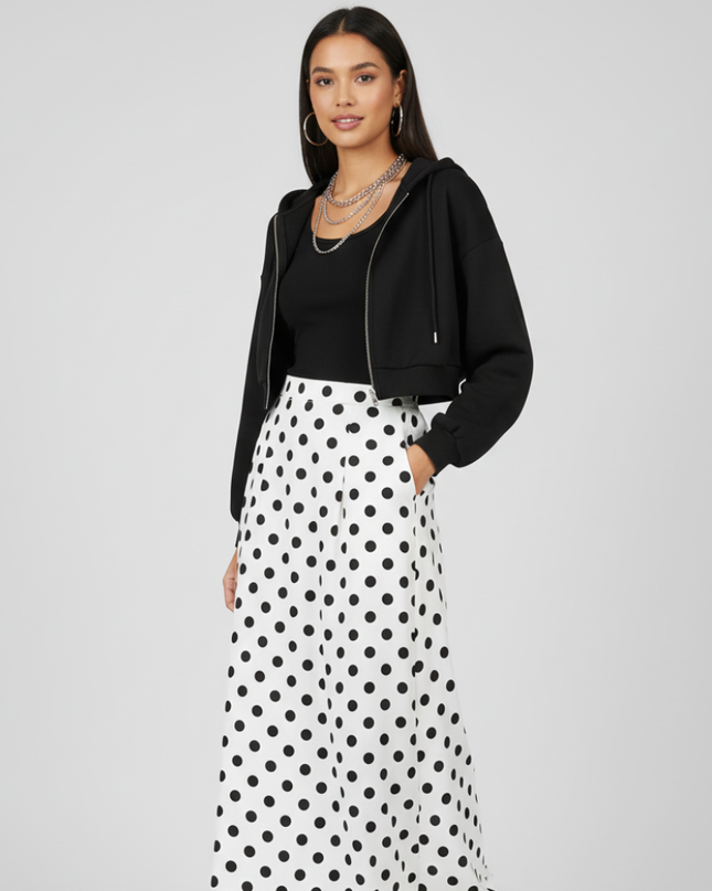 Zip-Up Cropped Hoodie | Brooklyn - BYMANYC ® New York-1