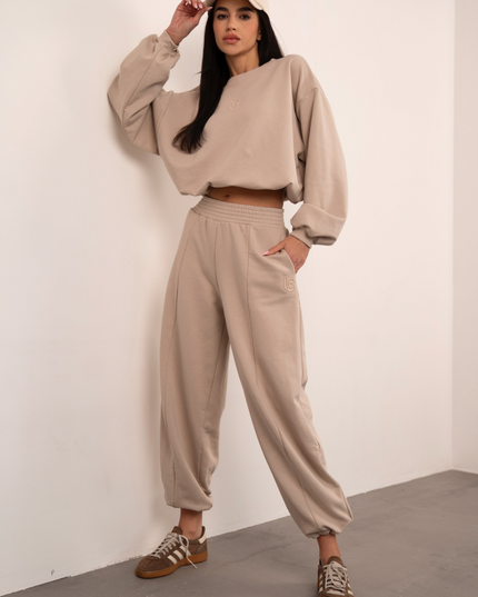 BRONX Damen Freizeit Set - Beige