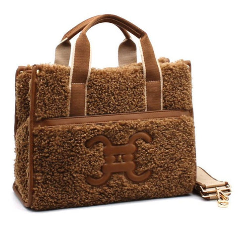 Moumoute Handtasche mit E - Logo - ModeEcho