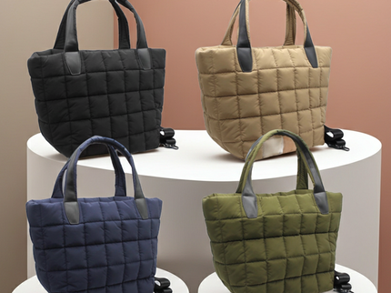 CC logo fur shopper 