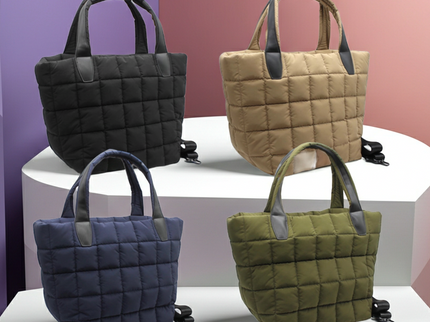 CC logo fur shopper 