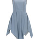 ABITO IN DENIM CON GONNA ASIMMETRICA