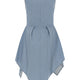 ABITO IN DENIM CON GONNA ASIMMETRICA