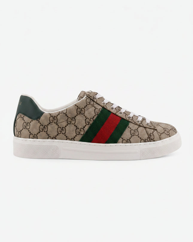 GUCCI Ace GG Supreme Sneakers | Ebony / Green