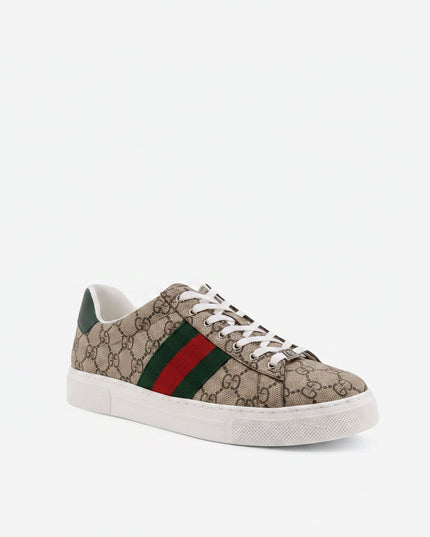 GUCCI Ace GG Supreme Sneakers | Ebony / Green