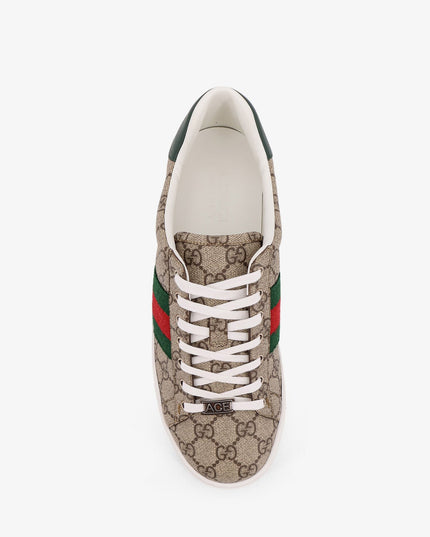 GUCCI Ace GG Supreme Sneakers | Ebony / Green