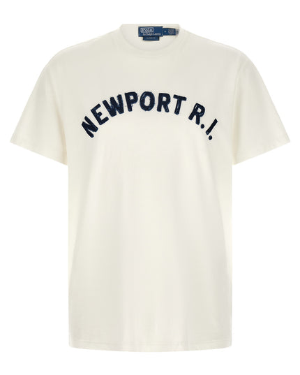 Aged effect patch T-shirt
