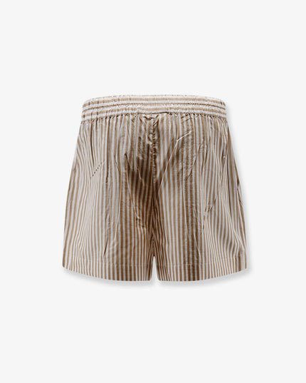 Amani cotton Bermuda shorts with striped pattern