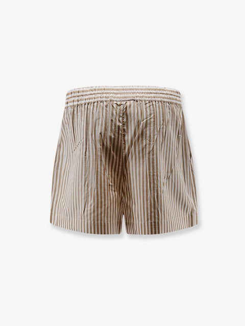 Amani cotton Bermuda shorts with striped pattern