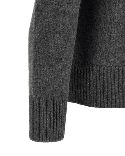 AMI Paris | Ami de Coeur Wollpullover | Grau | Herren