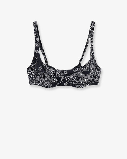 Amira nylon bikini top