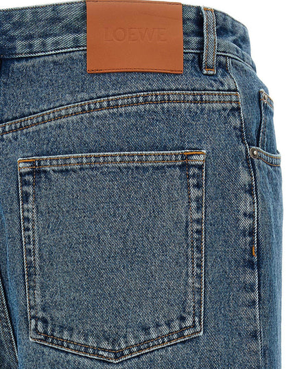 Loewe | Anagram Jeans mit Stickerei | Blau | Herren
