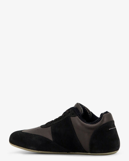 Anatomic suede and leather sneakers