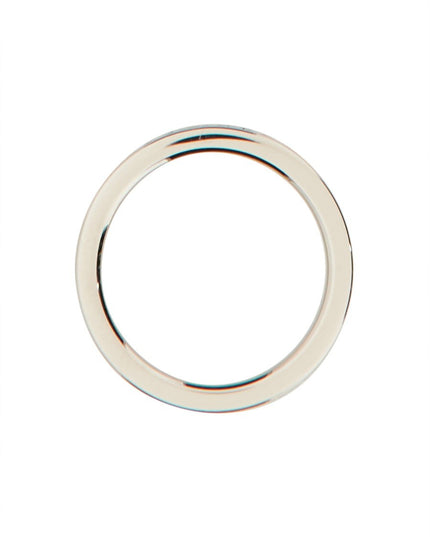 ANELLO CON LOGO "NUMERIC MINIMAL SIGNATURE" SLIM