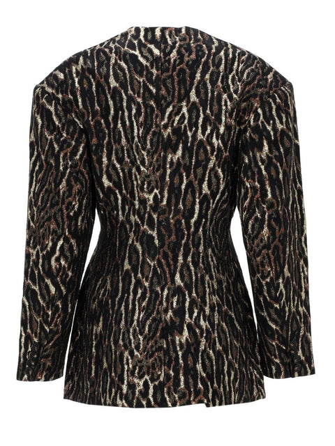 ANIMAL PRINT BLAZER