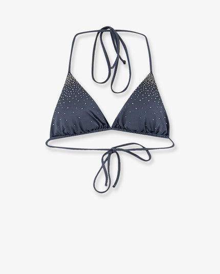 Annabelle rhinestone bikini top