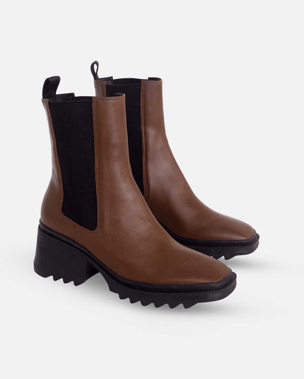 Mangárá Atelier | Arachis Combat Boots | Brown