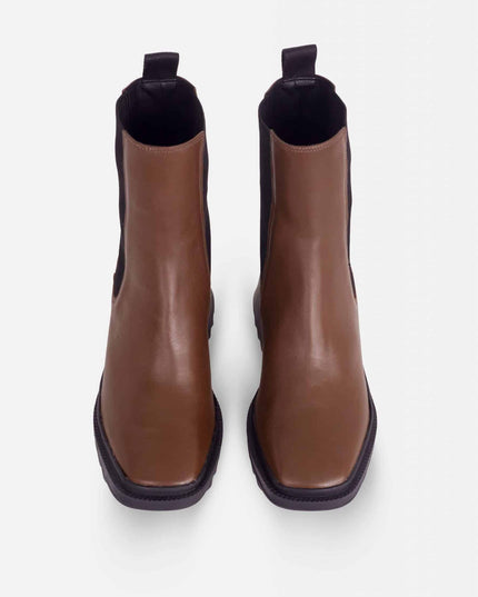 Mangárá Atelier | Arachis Combat Boots | Brown