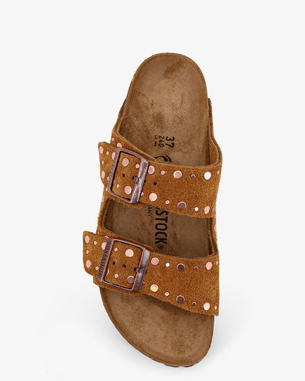 Arizona Rivet suede sandals