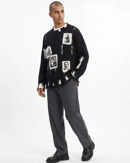 Grozavu Tailliertes Sweatshirt aus gekämmter Baumwolle