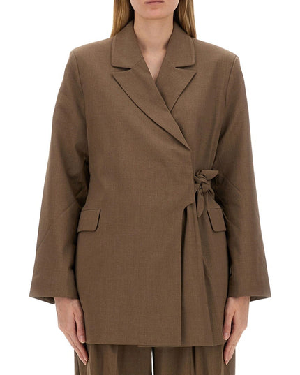 ASYMMETRICAL BLAZER