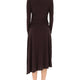 ASYMMETRICAL MIDI DRESS
