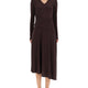 ASYMMETRICAL MIDI DRESS