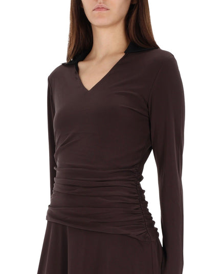 ASYMMETRICAL MIDI DRESS