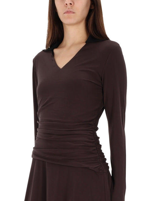ASYMMETRICAL MIDI DRESS